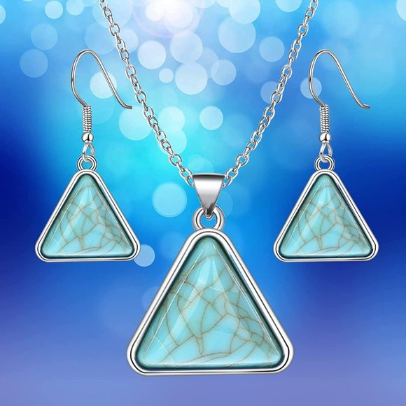 Jewelry - New Turquoise Necklace and Earring Sets for Women Turquoise Jewelry west…